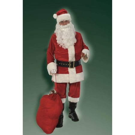 Deluxe Velvet Santa Suit Adult Mens