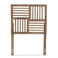thumbnail image 5 of Baxton Studio Adler Transitional Slat Back Support Rubberwood Headboard, Twin, Ash Walnut, 5 of 6