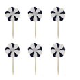 thumbnail image 3 of TIMIFIS Kitchen Gadgets 6 Pieces Of natural Bamboo Stick Fresh Flower Birthday Cake Decoration Card, 3 of 4