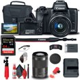 thumbnail image 1 of Canon EOS M50 Mirrorless Digital Camera with 15-45mm and 55-200mm Lenses Bundle, 1 of 8