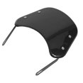 thumbnail image 4 of Ouitble Parabrisas de Motocicleta, 21 cm/8,27 Pulgadas, Impermeable, Universal, Parabrisas de Motocicleta, Deflector de Viento para Motocicleta(Black), 4 of 5