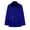 Blue, variant on Color Block Notched Lapel Blazer for Women Lightweight Double Breasted Button Long Sleeve Suit Coat with Shoulder Pads Loose Solid Color Jacket with Pockets XXL