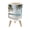 Color 3, variant on Small Trash Can with Lid Misty Mountain River Valley Evergreen Forests Sunrise 1.8 Gallon Dog Proof Trash Can Round Garbage Can Waste Bin Wastebasket for Bathroom Bedroom Living Room