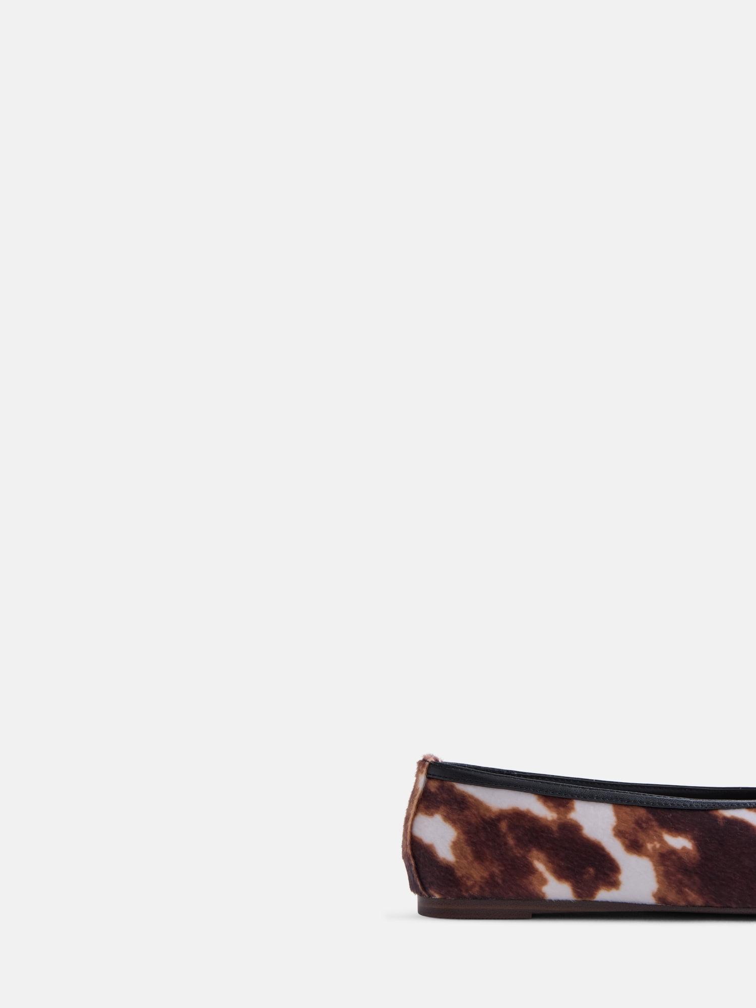 Madden NYC Women's Cow Print Ballet Flats