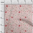 thumbnail image 2 of oneOone Polyester Spandex Light Pink Fabric Floral Sewing Material Print Fabric By The Yard 56 Inch Wide, 2 of 4