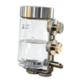 thumbnail image 4 of Comedero automático de acero inoxidable y vidrio para pájaros, duradero y con dispensador para periquitos. Aguja gruesa de 250 ml, 4 of 9