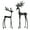 AB, variant on Retro Style Imitation Metal Deer Figurine Ornament - Exquisite Resin Deer Statue Tabletop Decoration, for Home Office Cabinet Entryway Decor