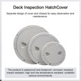 thumbnail image 3 of Yeacher ABS Round Deck Inspection Access AntiSlip HatchCover Boat Screw Out Deck Inspection Plate Cover, 3 of 8