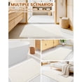 thumbnail image 7 of Smiry Waffle Bathroom Rugs 36x24, Extra Soft Absorbent Bath Mat, Non Slip Quick Dry Bath Rugs for Bathroom Floor, Tub and Home Decor with Tassels Boho, Cream, 7 of 7