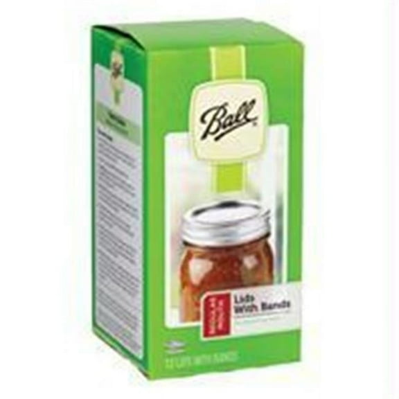 Jarden Home Brands - Regular Lids With Bands 12 Count