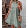 thumbnail image 5 of Swimsuit Cover Up for Women Crochet Hollow Out Summer Dresses for Women Dark Green XL, 5 of 9
