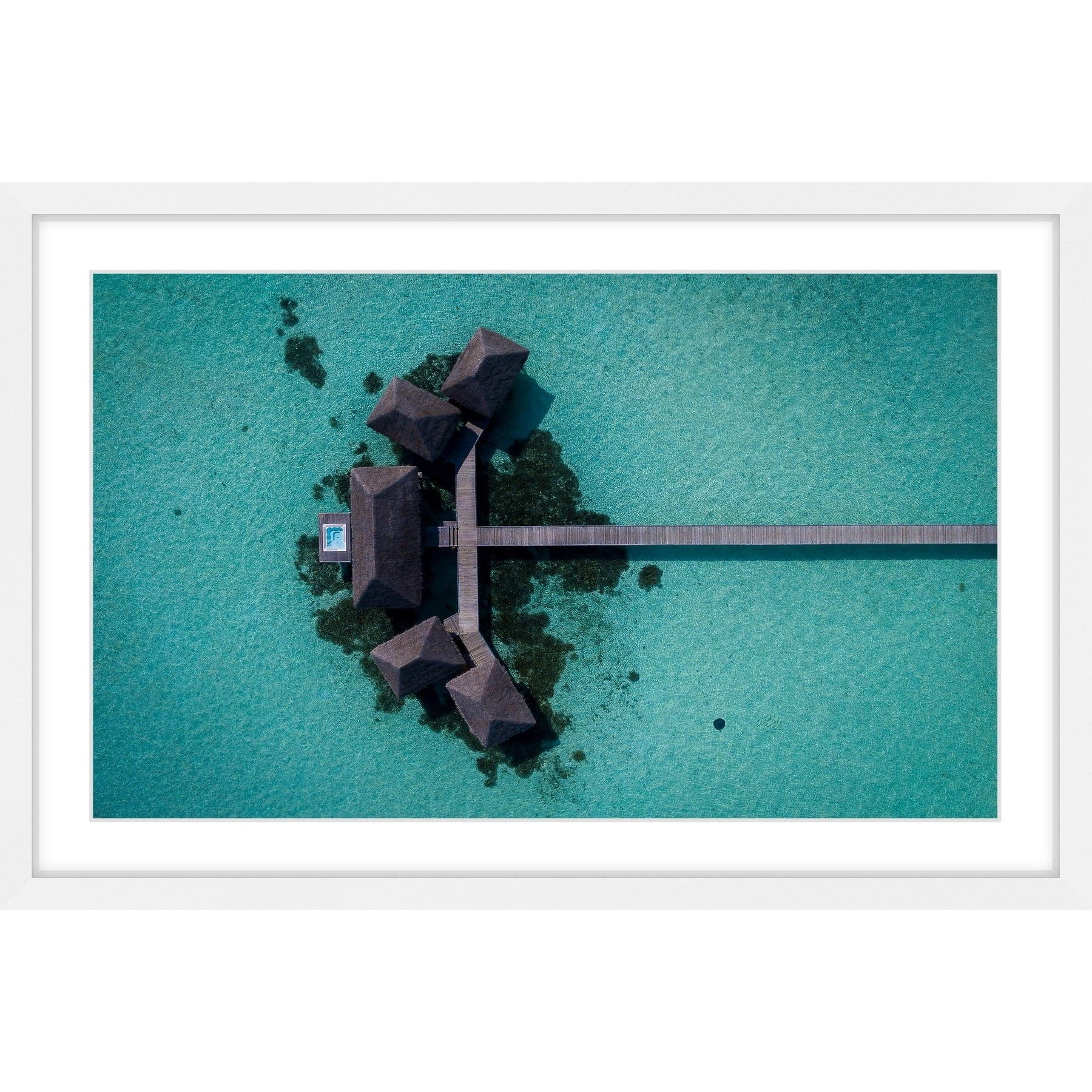 Marmont Hill "Pier Lodge" by Hassan Ishan Framed Painting Print