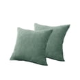 thumbnail image 1 of Toystoory 2 piezas de fundas de almohada para sala de estar, cama, funda de almohada cuadrada decorativa, funda de cojín para coche, suministros Decoración del hogar Verde, 1 of 6