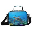 thumbnail image 5 of ALAZA Turtle in Sea Lunch Box Insulated Cooler Bag Reusable Tote Bags Shoulder Strap, 5 of 7