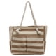 thumbnail image 5 of Bolso Hobo Paja para Mujer Mano Playa Verano Color A Rayas () Azul, 5 of 9