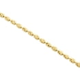 thumbnail image 5 of 10K Yellow Gold Diamond Cut Barrel Chain 2.75mm Necklace Oval Bead 16 Inch, 5 of 7