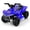 Blue, variant on 12V Kids Ride-On ATV Quad w/ Bluetooth, 2.4mph Max, Treaded Tires, LED Lights, Radio - Blue