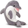 thumbnail image 2 of Melissa & Doug - Skimmer Dolphin Stuffed Animal, 2 of 2