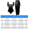thumbnail image 4 of Traje de baño Mujer Playa Atlético Moda con vestido para accesorios femeninos (XL) negro 2 piezas Sywqhk Para Estrenar, 4 of 4