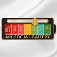 thumbnail image 4 of Battery Sports Social Pin Solapa Pin emocional para todas las ocasiones (-) Negro, 4 of 4