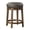 Brown Gray, variant on Round Stools with 360-degree Swivel and Nailhead Trim / Fit for Dining Room Use