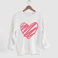 thumbnail image 2 of T-shirt à Manches Longues pour Femmes, Col Rond, Imprimé, Mode Urbaine, Colla, Sweat à Capuche, Deux Pièces, Extra Long, 2 of 3