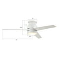 thumbnail image 6 of Smaair 52" 3 Blades White Smart Ceiling Fan with Light, Wall Control and Remote by Wifi App, 6 of 6