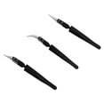 thumbnail image 3 of 3Pcs Anti-Static Reverse Ceramic Tweezer IC SMD SMT Reverse Tweezers Heat 1000 Degrk4039, 3 of 7