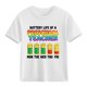 thumbnail image 4 of Blusas y camisas de manga corta con cuello redondo para niños y niñas, camisetas gráficas de manga corta, blusas con estampados bonitos para la temporada escolar., 4 of 9