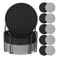thumbnail image 1 of Paquete de 10 Posavasos para Bebidas, Posavasos de Silicona con Soporte, ProteccióN Antideslizante, Posavasos Lavables, Resistente Al, 1 of 7