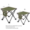 thumbnail image 2 of Opliy Taburete de Camping, Silla Plegable Samll, Taburete de Campamento portátil para Acampar, Pesca, Senderismo, jardinería y Playa, Asiento de Camping con Bolsa de Transporte (Verde, L 13.5"), 2 of 5
