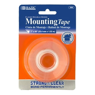 1 in. x 1.52 yds. Permanent Double Sided Indoor Mounting Tape