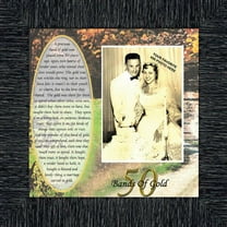 50th Wedding Anniversary Gifts for Parents or Couples, 50th Anniversary Decorations for Party, Golden Anniversary 50 Year Gifts, Gift to add to a 50th Anniversary Card, 6779