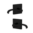 thumbnail image 3 of Schlage FC172WIT608COL Custom Whitney Non-Turning Two-Sided Dummy Door Lever Set - Brass, 3 of 7