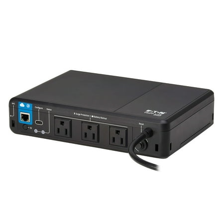Tripp Lite by Eaton 210-Watt Standby Cloud-Connected Desktop UPS with Remote Monitoring, 3 Outlets, 5-Ft. Cord, BC350RNC