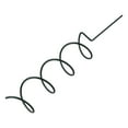 thumbnail image 5 of Spiral Tomato Stakes Plant Support Weather-Resistant Climbing Vegetable Supports For Garden 43Cm Green Iron Stakes With 12Cm Tie Line A, 5 of 10