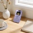 thumbnail image 3 of Mini teléfono plegable de ABS para personas mayores, de repuesto, 2G, doble SIM, radio FM, teclado grande, marcación rápida, multilingüe, GSM, móvil no inteligente, 150 g, 10 x 10 x 5 cm, 3 of 3