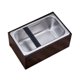 thumbnail image 1 of Contenedor de Imitación de Acero Inoxidable, Contenedor de Posos de Café, Caja de de Café, Accesorios de Café, 27,6 X 12,1 X 5 Cm Baoblaze Contenedor de Golpe de Café, 1 of 8