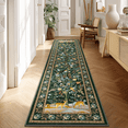 thumbnail image 3 of (2 pack) MJIAexp 2'x8' Boho Floral Runner Rug,Non Slip Washable Floral Hallway Runner Rug with Rubber Backing, Low Pile Faux Wool Carpet for Kitchen, Laundry, Bedroom, Entrance, 3 of 8
