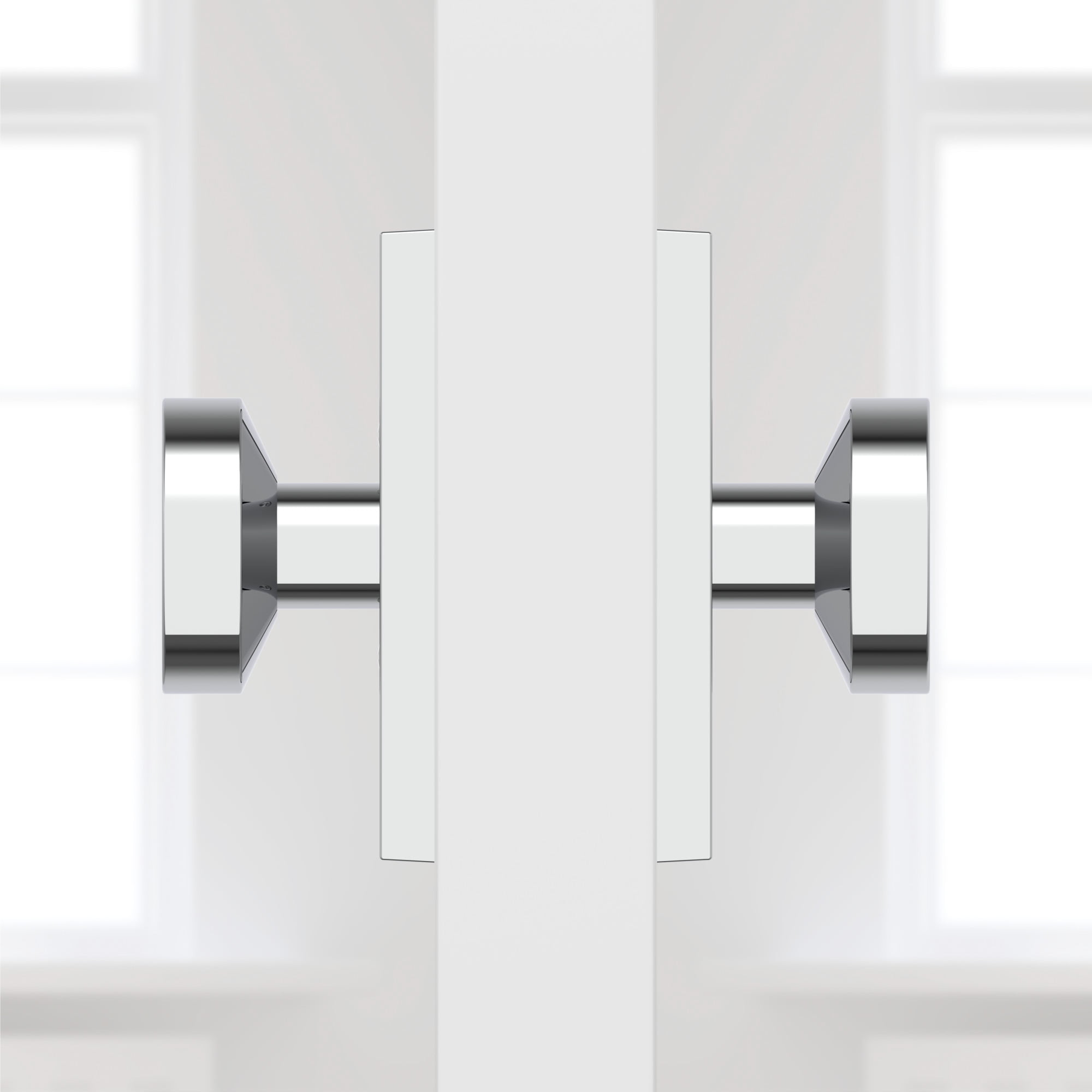 Baldwin FDCONCFR112 Contemporary Non-Turning Two-Sided Dummy Door Knob Set - Bronze