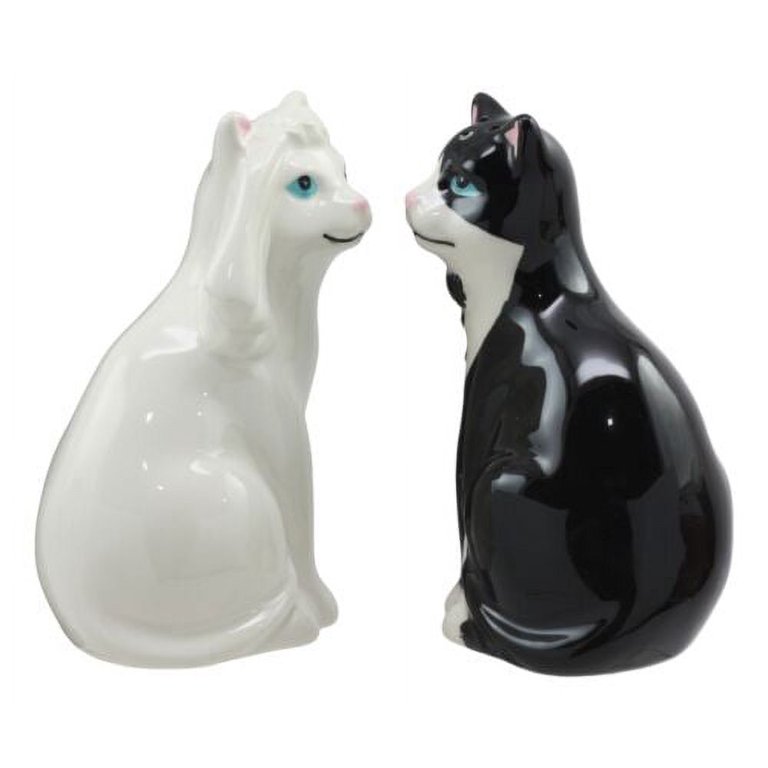 Quail Ceramics Cat Salt & Pepper Shaker Set