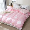 thumbnail image 1 of Nordic Bed Four-Piece Bedding Set  Cute Pattern  Microfiber Quilt Cover Bed Sheet Set Piece Set Suitable For Four Seasons FGS, 1 of 7