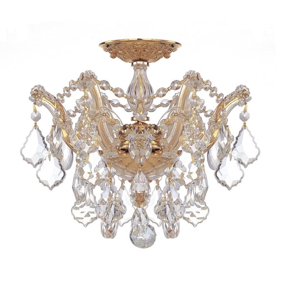 Crystorama Lighting - Three Light Ceiling Mount - Ceiling Mount - Maria Theresa