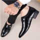 thumbnail image 4 of Zapatos de cuero Zapatos de vestir de negocios para hombres Zapatos para hombres Zapatos de punta de gran tamaño para jóvenes, 4 of 6