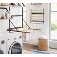 thumbnail image 6 of Wall Mounted Clothes Drying Rack Laundry Drying Rack Collapsible, 6 of 9