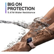 Amazfit Bip 3 Urban for Adults and Kids, 1.69in Smart Watch, Black, Silicone Band