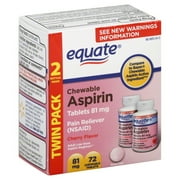Equate Asp L Ds Cherry Chews 72ct 2x36