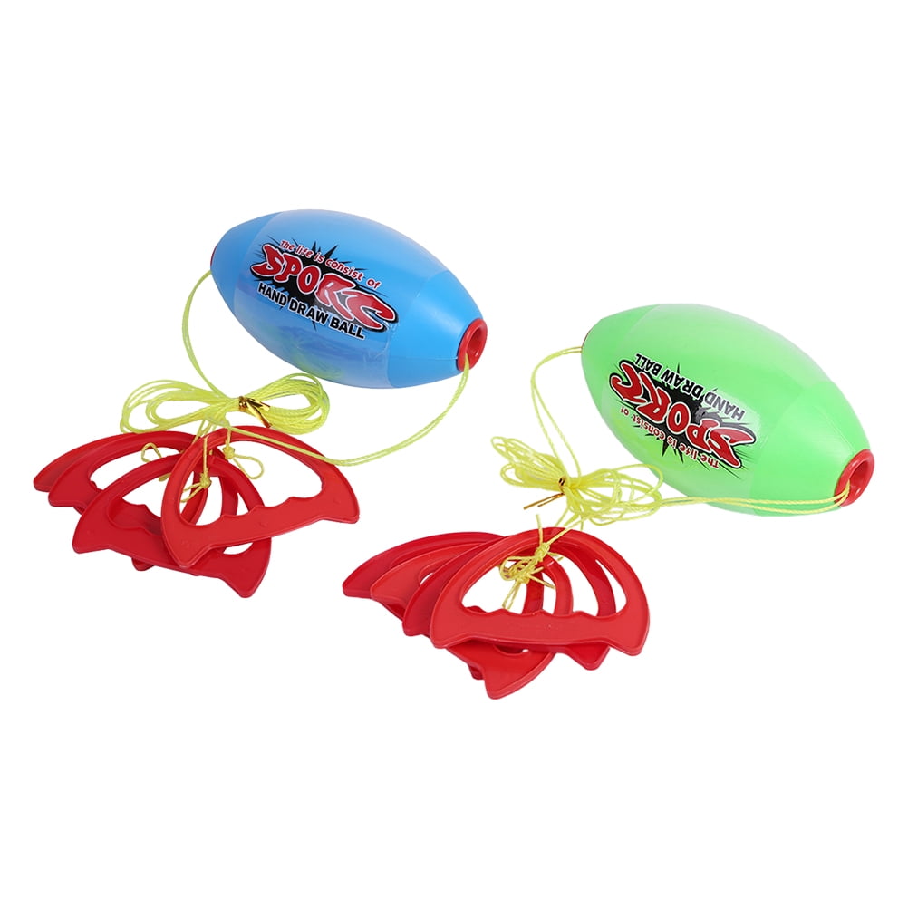 2pcs Hand Pulling Balls Double Player Sliding Ball Fitness Game Ball Bilateral Coordination Toy