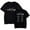 Black, variant on Jorja Smith Falling Or Flying Tour 2025 Merch T-Shirt Casual Short Sleeved T Shirt Unisex TShirt