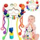 thumbnail image 1 of Animals Themed Sensory Pull String Toy Fine Motor Skill And Sensory Development Safe ABS Material Exciting Colors Washable Designs, 1 of 6